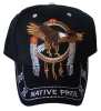 Native Pride Eagle in Dream Catcher with Feather